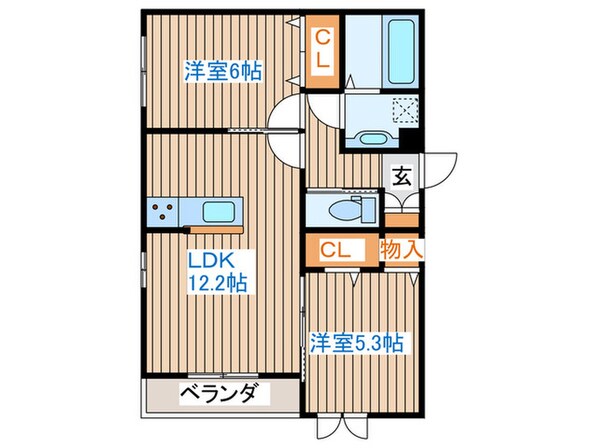 D-room銀杏町の物件間取画像